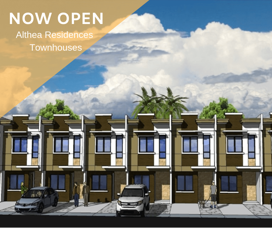  NOW OPEN Althea Residences Townhouse Illustration 
